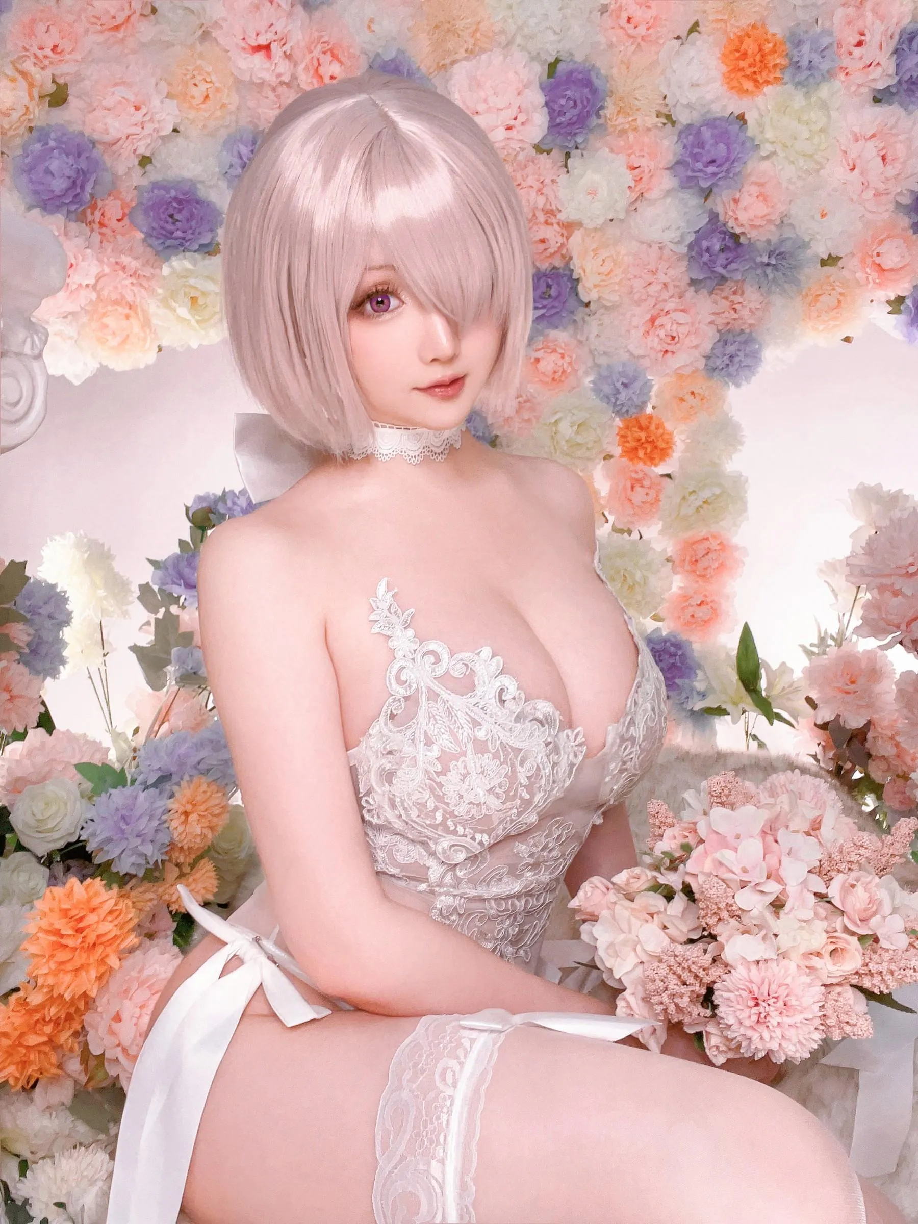 星之迟迟 – NO.141 FGO-玛修同人婚纱 [79P]插图